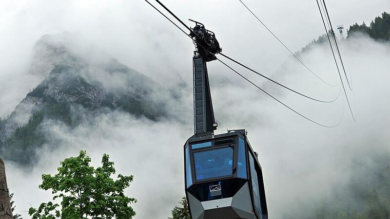 Karwendelbahn im Nebel