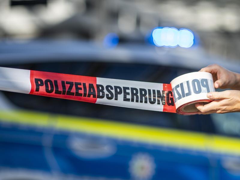 Polizeiabsperrung