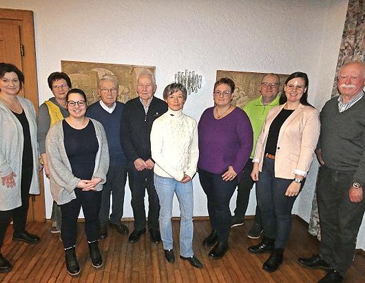 Hauptversammlung Gartenbauvereins Thurnau. Unser Bild zeigt (von links): Digitalbeauftragte Andrea Vogel, Annemarie Weber, 2. Vorsitzende Lea Potzel, Ewald Küfner, Manfred Männche, Sabine Hacker, Vorsitzende Anja Badura-Aichberger, Rainer Harz, K... Hauptversammlung Gartenbauvereins Thurnau. Unser Bild zeigt (von links): Digitalbeauftragte Andrea Vogel, Annemarie Weber, 2. Vorsitzende Lea Potzel, Ewald Küfner, Manfred Männche, Sabine Hacker, Vorsitzende Anja Badura-Aichberger, Rainer Harz, K...