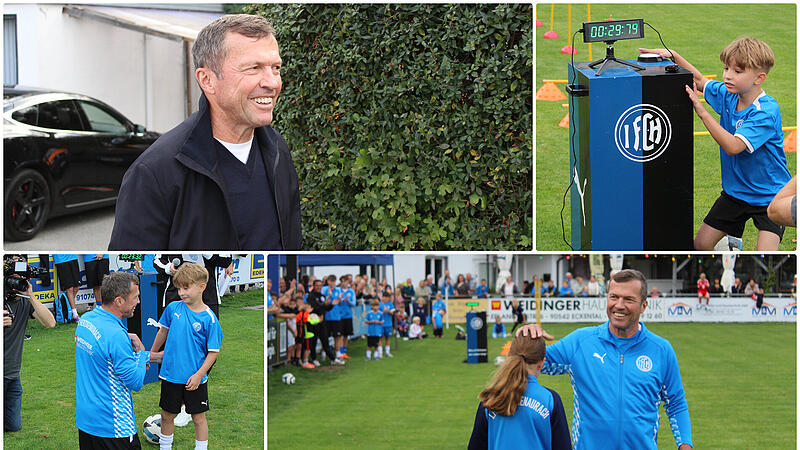 Lothar Matth&auml;us bei "Klein gegen Lothar" 2.0 in Herzogenaurach.