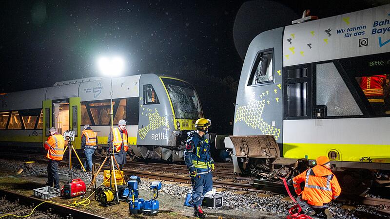 Zugkollision im Hauptbahnhof Bayreuth