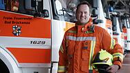 Michael Krug steht der Bad Br&uuml;ckenauer Freiwilligen Feuerwehr vor. Er sorgt f&uuml;r die Sicherheit Betroffener bei einem Einsatz und die der eigenen Kameraden.