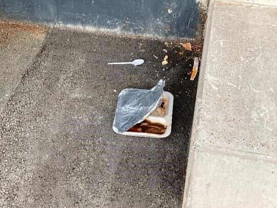 Foto von Essensresten in Kulmbach