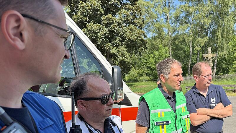 Waldbrand-Gro&szlig;lage am Sambach