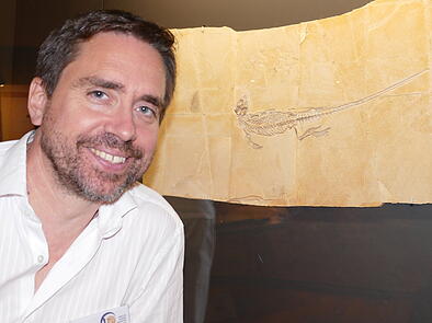 Schon als Kind hat Oliver Wings seine Liebe zu Fossilien entdeckt.