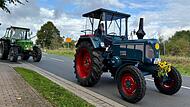 Die Bulldogfreunde Vorrhön sind am Freitag von Eltingshausen aus zu ihrer jährlichen Traktor-Wallfahrt nach Vierzehnheiligen aufgebrochen.