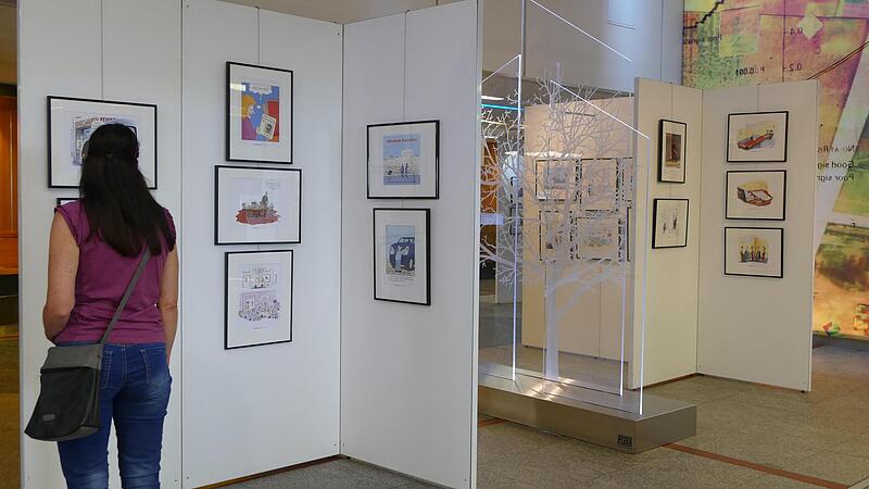 Die Ausstellung im Klinikum kann bis zum 2. Juli besichtigt werden. Die Ausstellung im Klinikum kann bis zum 2. Juli besichtigt werden.