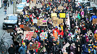 Demo gegen Rechts Bamberg Januar 2024