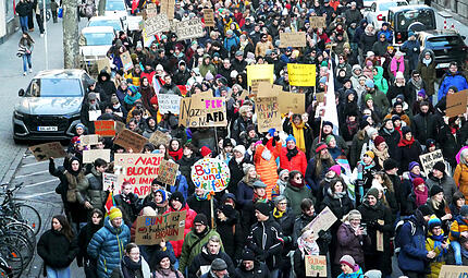 Demo gegen Rechts Bamberg Januar 2024