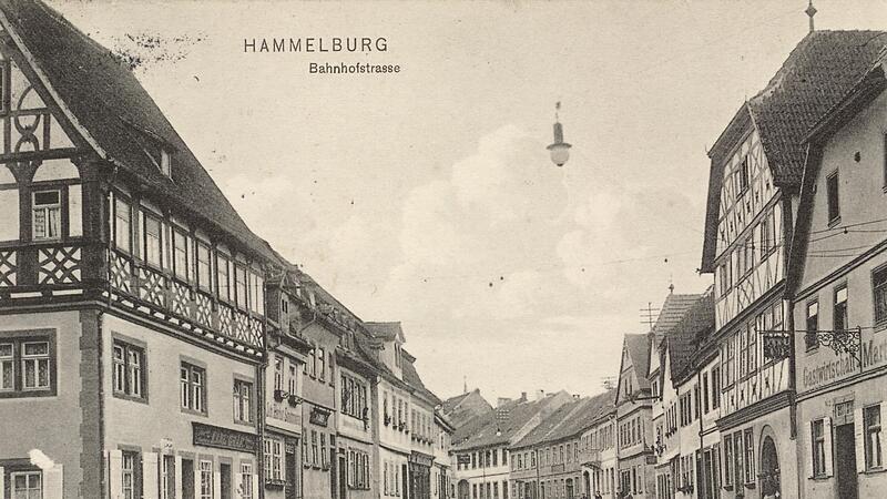 Vergleich der Ansichten an der Einm&uuml;ndung der heutigen Dalbergstra&szlig;e