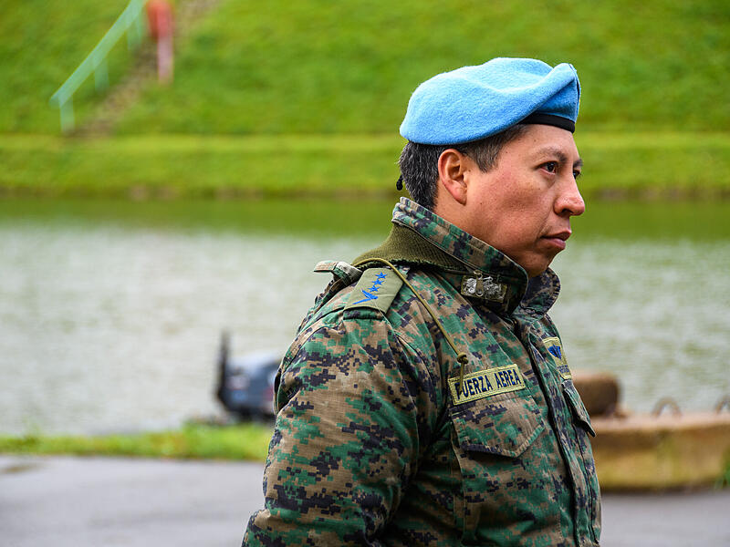 Übung Militärbeobachter der Vereinten Nationen: Ausbilder Fabricio Urresta