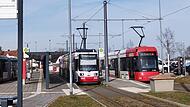 Die Straßenbahn-Haltestelle Nürnberg Wegfeld wäre der Ausgangspunkt der Stub.