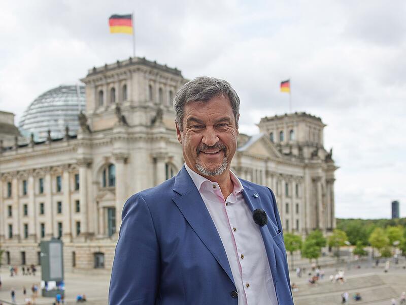 ARD-Sommerinterview mit CSU-Chef Markus Söder