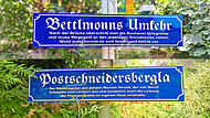 Straßenschilder Buchau Straßenschilder in Buchau