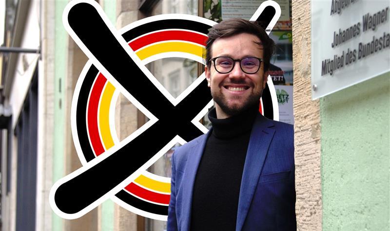 Johannes Wagner ist Bundestags-Kandidat der Gr&uuml;nen