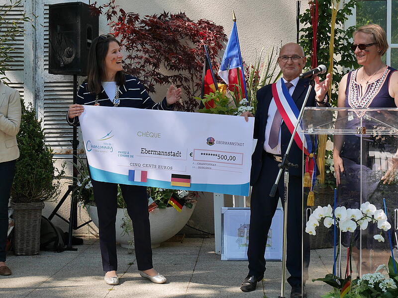 Beim Festakt in Chantonnay