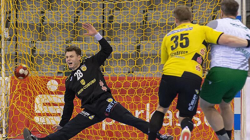 Fabian Apfel hängt sich weiter für den HSC Coburg rein: Der Torwart hat seinen Vertrag verlängert.
