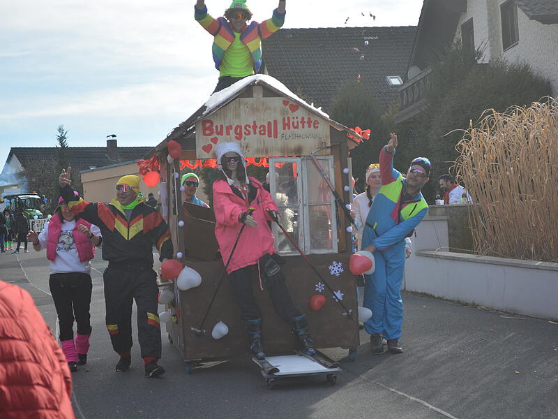 Impressionen vom Faschingsumzug in Unteroberndorf 2025