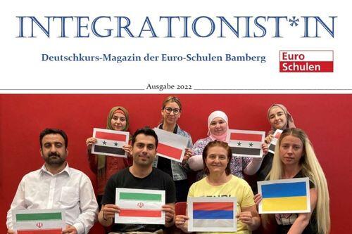 Deutschlernende der Euroschulen Bamberg erstellten die neue Ausgabe des Magazins Integrationist*in. KLARTEXT! unterstützte mit einem Workshop zum journalistischen Schreiben.