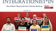Deutschlernende der Euroschulen Bamberg erstellten die neue Ausgabe des Magazins Integrationist*in. KLARTEXT! unterstützte mit einem Workshop zum journalistischen Schreiben.