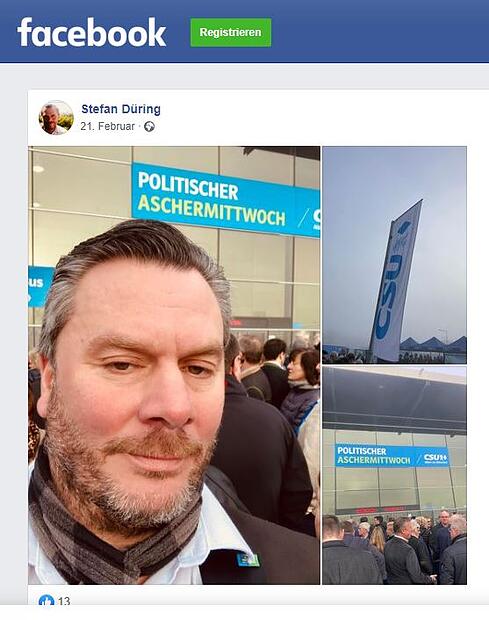 Der ehemalige CSU-Digitalbeauftragte Stefan D&uuml;ring ist vom Amtsgericht Hof zu einer Gef&auml;ngnisstrafe wegen Subventionsbetrugs bei Coronahilfen verurteilt.