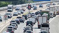 Stau auf der Autobahn Stau auf der Autobahn
