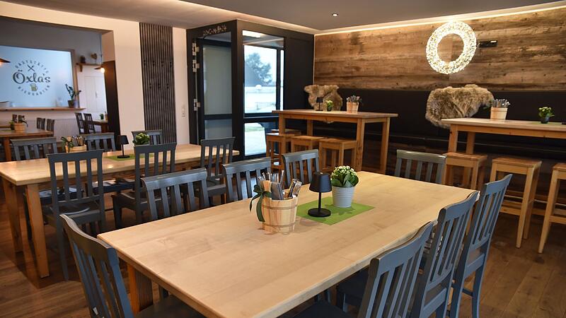 Im Gastraum des „Öxla's“ in Breitengüßbach ist Platz für circa 60 Gäste.