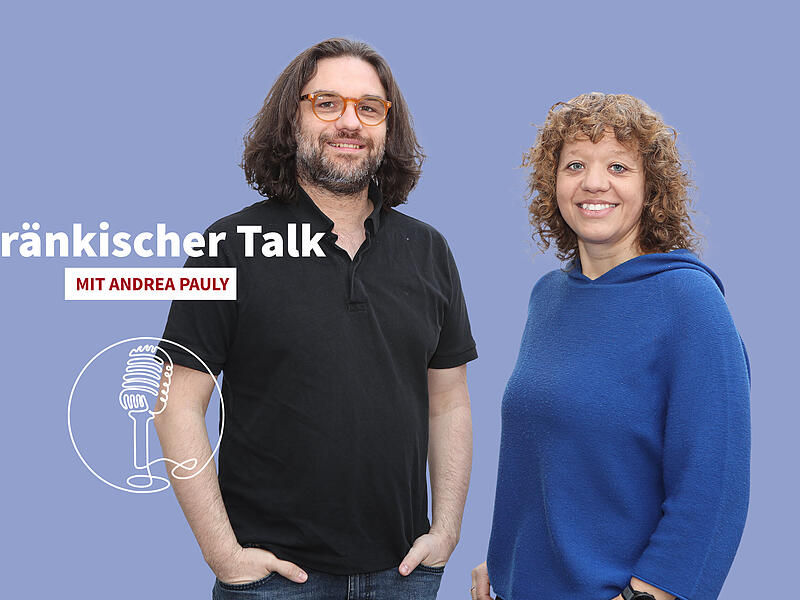 Florian Herrnleben und Andrea Pauly im Fr&auml;nkischen Talk