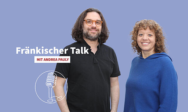 Florian Herrnleben und Andrea Pauly im Fr&auml;nkischen Talk
