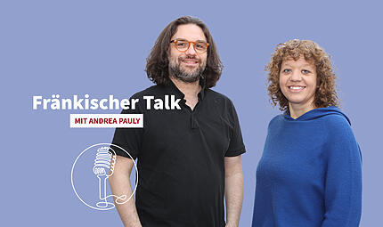 Florian Herrnleben und Andrea Pauly im Fr&auml;nkischen Talk