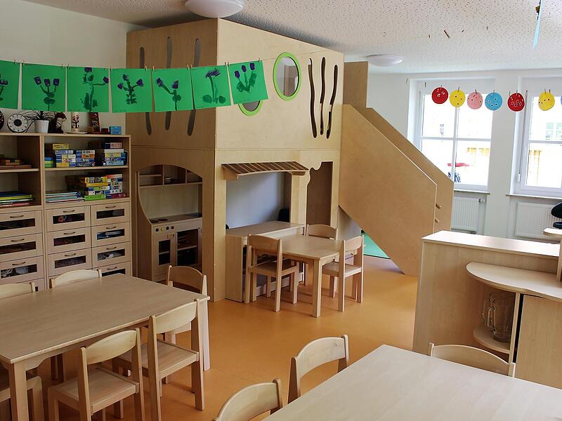 Nach der Generalsanierung kommt der Altbau einer neuen Kita gleich: Alles ist neu.