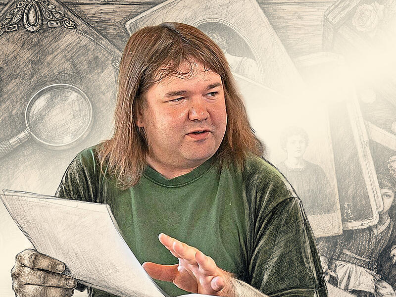 Christian Zametzer ist Ahnenforscher und begibt sich auf die Spuren Forchheimer Familien. Christian Zametzer