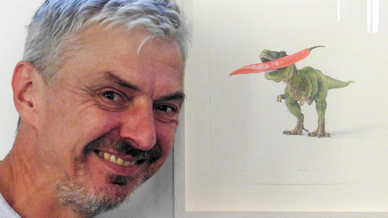 Richard Wientzek visualisiert in seiner neusten Ausstellung mit seinen Werken cineastische Meisterwerke.