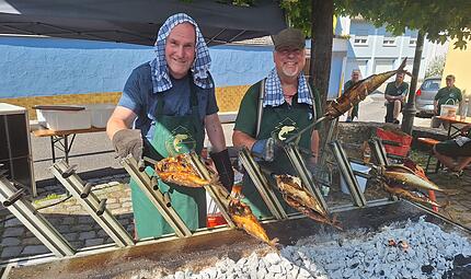 Hei&szlig;er Samstag beim Stadtfest in Bad Br&uuml;ckenau