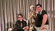 Im Bild Cornelia Schmid, Fritz und Christian D. Kaltenhäußer vom Gesangsstudio Tausendkunst in Herzogenaurach
