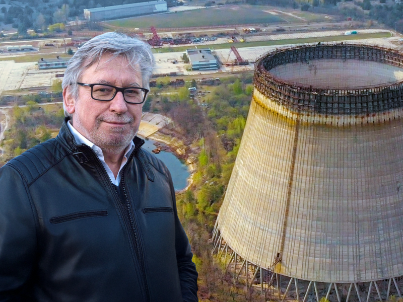 Johannes Grotzky berichtete 1986 f&uuml;r die ARD von der Nuklearkatastrophe in Tschernobyl.