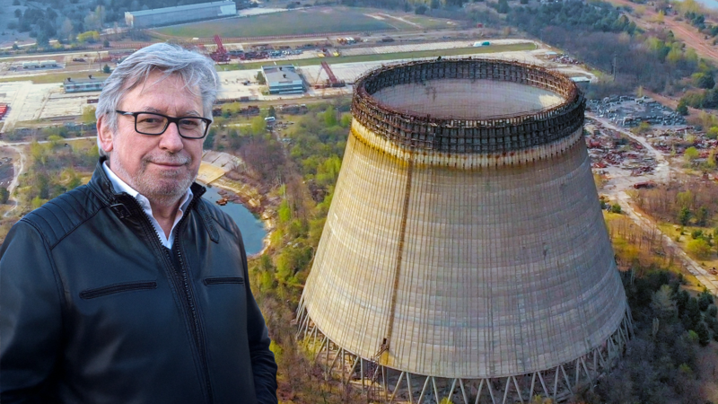 Johannes Grotzky berichtete 1986 f&uuml;r die ARD von der Nuklearkatastrophe in Tschernobyl.