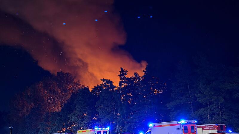 Waldbrand in Nürnberg Waldbrand in Nürnberg