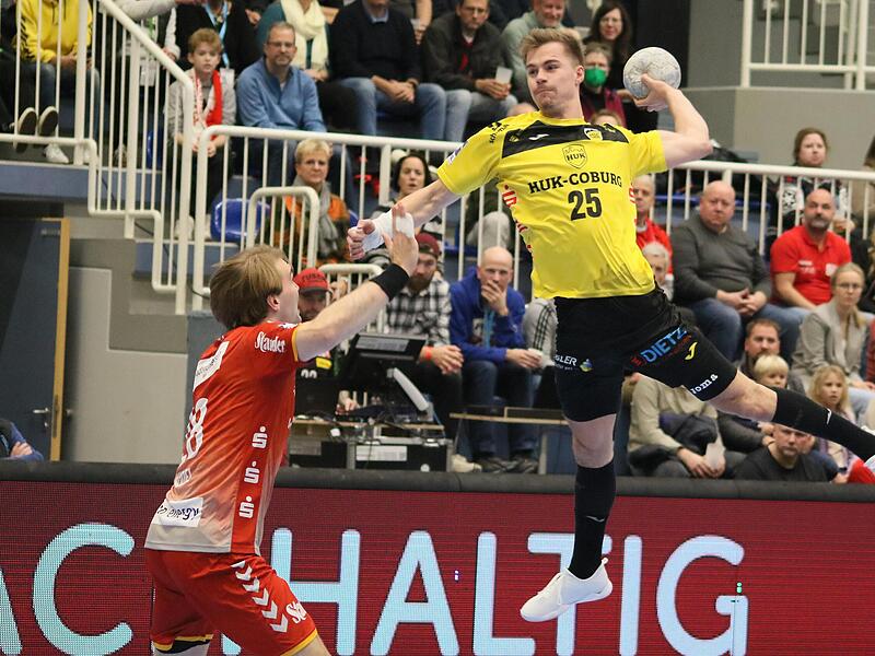 Jakob Knauer zieht zum Tor. Jakob Knauer zieht zum Tor.