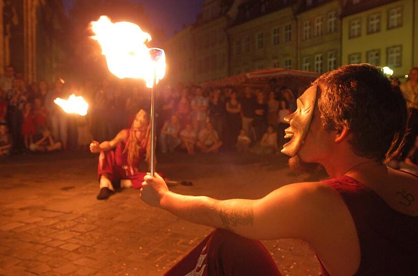 Der „Fire Ninja“ ist auch 2022 aufgetreten.