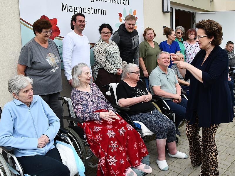 Schlagerstar Monika Martin zum Besuch in Kasendorf