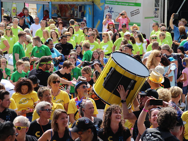 Trommeln für den Frieden beim Samba-Festival in Coburg 2025