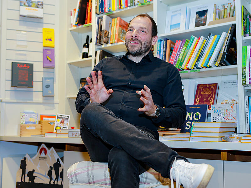 Im Live-Podcast gab der Bamberger Martin Beyer Einblicke in sein Leben als Autor.