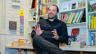 Im Live-Podcast gab der Bamberger Martin Beyer Einblicke in sein Leben als Autor.