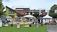 Die Kunst-Open-Air-Ausstellung in Röttenbach begeisterte zahlreiche Besucher.