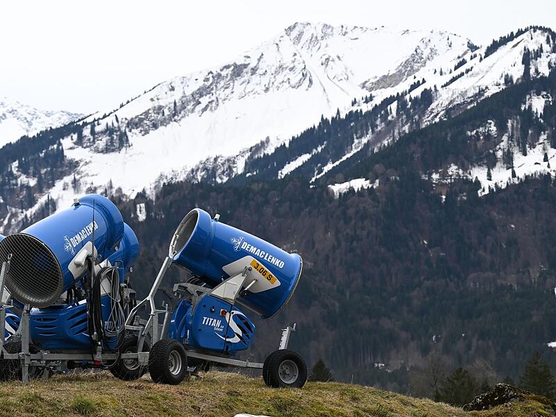 Schneekanonen in Bayern Schneekanonen in Bayern