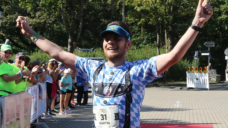 Marathon-Sieger Martin Engelhardt stufte den Brauereienlauf als gute Vorbereitung f&uuml;r den Frankfurt-Marathon ein.