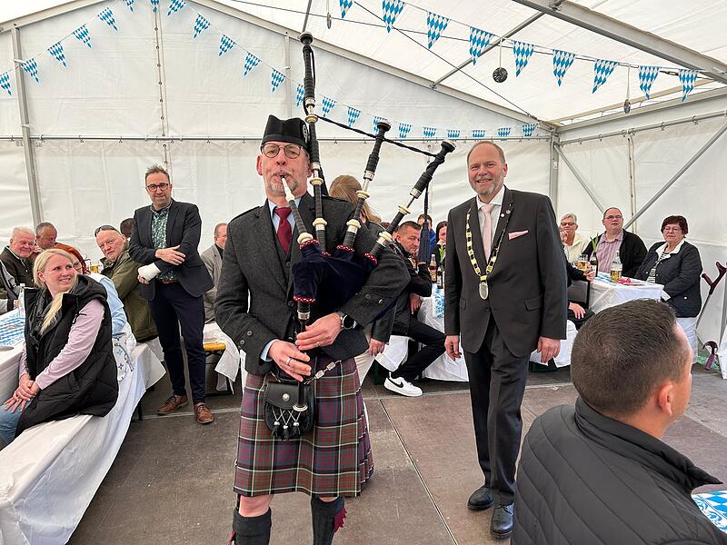 Verabschiedung von B&uuml;rgermeister Bernd Reisenweber in Ebersdorf bei Coburg