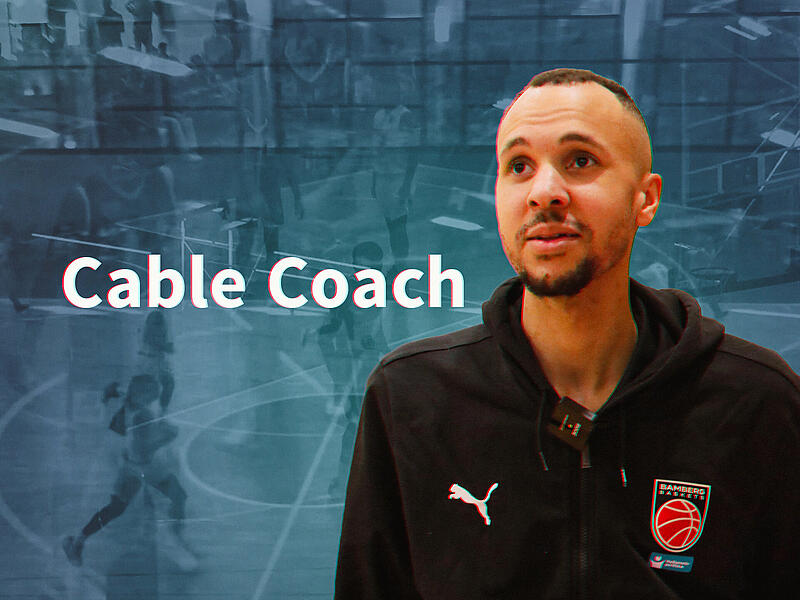 Samuel Gloser, Trainer der Bamberg Baskets Frauenmannschaft, ist unser Cable Coach.