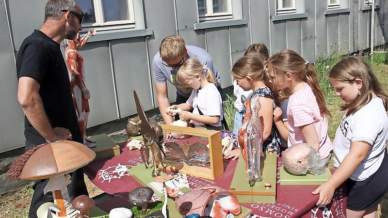 Knifflig ging es am Stand von Somso zu, dort musste ein Biologiemodell zusammengebaut werden. Knifflig ging es am Stand von Somso zu, dort musste ein Biologiemodell zusammengebaut werden.